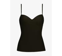 Hanro 2-in-1-BH-Top mit gepolsterten, gemoldeten Cups Modell 'ALLURE' in Black, Größe 70A