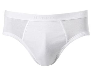 HANRO Slip Herren Baumwolle weiß, 5 (M)