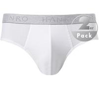 HANRO Herren Slips 2Pack Cotton Essentials (0101 white), Gr. L