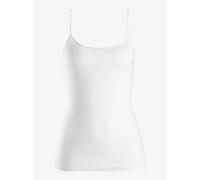 HANRO Damen Spaghetti Top Cotton Seamless (0101 white), Gr. L