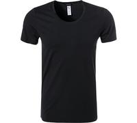 Hanro T-Shirt mit Rundhalsausschnitt in Schwarz, Größe M, Artikelnr. 7948448M Schwarz M Herren