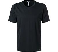 HANRO T-Shirt Herren Rundhals Jersey-Baumwolle schwarz, XXL