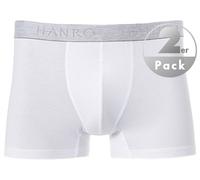 Hanro Herren Retroshorts Cotton Essentials/Pants, 2er Pack, Gr. X-Large, Weiß (White 0101)