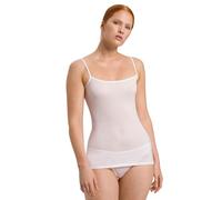 HANRO Ultraleichtes Spaghetti-Mieder für Damen, Weiss/opulenter Garten, Groß