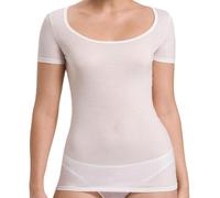 Hanro - Ultralight - Unterhemd/Shirt Kurzarm (S Weiß)
