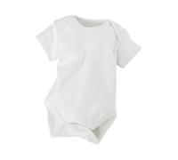 HANS NATUR Baby Body Kurzarm Bio Baumwolle off white Gr.74/80