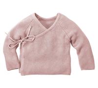 HANS NATUR Baby und Kinder Jacke zum Wickeln Strick-Qualität Bio-Baumwolle rosé Gr. 86/92