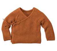 HANS NATUR Baby und Kinder Jacke zum Wickeln Strick-Qualität Bio-Baumwolle terra Gr. 74/80