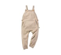HANS NATUR Baby und Kinder Latzhose Strick-Qualität Bio-Baumwolle beige melange Gr.74/80