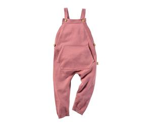 HANS NATUR Baby und Kinder Latzhose Strick-Qualität Bio-Baumwolle rose Gr.86/92