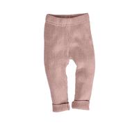 HANS NATUR Baby und Kinder Leggings Bio-Baumwolle Strick rose Gr.122/128