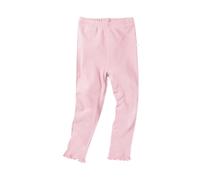 HANS NATUR Baby und Kinder Leggings Rollsaum Bio-Baumwolle rosa Gr.50/56