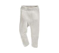 HANS NATUR Baby und Kinder Leggings Strick-Qualität Bio-Baumwolle beige melange Gr.74/80