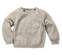 HANS NATUR Baby und Kinder Pullover Feinstrick Bio-Baumwolle beige Gr. 86/92