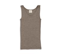 Hans Natur Damen Unterhemd Wolle Seide walnuss Gr. 34/36