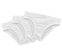 HANS NATUR Jungen Slip Bio-Baumwolle 3er Set off white Gr. 98/104