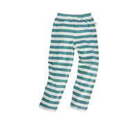 HANS NATUR Kinder Leggings Bio-Baumwolle grün-off white Gr.86/92