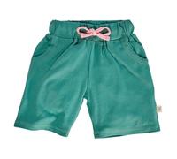 HANS NATUR Kinder Shorts Bio-Baumwolle grün Gr.86/92
