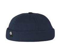 Hanseheld Docker Cap Baumwolle Blau Kurz Flach Fischermütze Blau