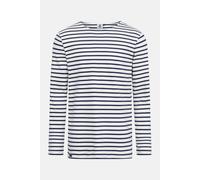 Hanseheld Streifenshirt Herren Natur-Marine Langarm Weiß Blau Blau XXL