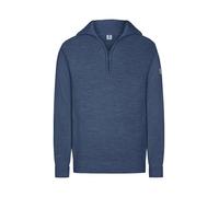 Troyer Hanseheld Merino Jeans Blau GOTS Blau 52