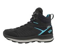 Hanwag Wanderschuhe Blueridge ES (Veloursleder, wasserdicht) asphaltgrau/ozeanblau Damen, Größe Euro (US) 42 (10,5)