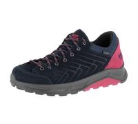 damen wanderschuhe hanwag coastrock low blau rosa
