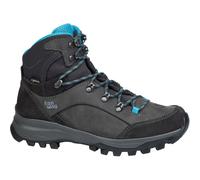 Hanwag Wanderschuhe Banks Lady GTX (Nubukleder, wasserdicht) asphaltgrau/ozeanblau Damen, Größe Euro (US) 40 (9)