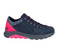 damen wanderschuhe hanwag coastrock low blau rosa