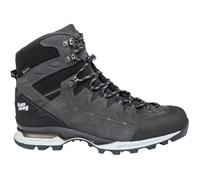Hanwag Wanderschuh Makra Trek GTX – Veloursleder, wasserdicht – Asphalt/Light Grey 42