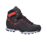 Hanwag Wanderschuhe Tatra Light GTX (Velourleder, wasserdicht, Trekking) asphaltgrau/rot Herren, Größe Euro (US) 44,5 (11)