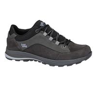 Hanwag M Banks Low Ll Grau-Schwarz - Niedriger komfortabler Herren Leder Wanderschuh, Größe EU 41.5 - Farbe Asphalt - Bl