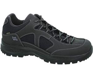 Hanwag M Gritstone Ii Wide GTX Schwarz - Gore-Tex Wasserfester atmungsaktiver Herren Outdoor Schuh, Größe EU 41.5 - FA
