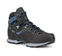 Hanwag Wanderschuhe Tatra Light Wide GTX (Velourleder, wasserdicht, Trekking, breit) asphaltgrau/blau Herren, Größe Euro (US) 44 (10,5)