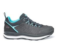 Hanwag W Blueridge Low Lady Ll Grau - Innovativer Leichter Damen Leder Wanderschuh, Größe EU 39 - Farbe Asphalt - Ocean