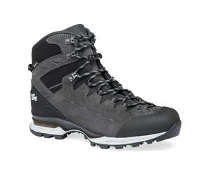 Hanwag Wander-Trekkingschuhe Makra Trek GTX (Veloursleder, wasserdicht) asphaltgrau Herren, Größe Euro (US) 44 (10,5)