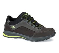 Hanwag Wanderschuhe Banks Low GTX (Nubuk-und Veloursleder, wasserdicht) asphaltgrau/gelb Herren, Größe Euro (US) 46 (12)
