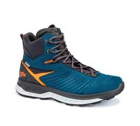 Hanwag Wanderschuhe Blueridge ES (Veloursleder, wasserdicht) blau/orange Herren, Größe Euro (US) 42,5 (9,5)