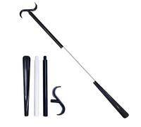 Haodream Abnehmbarer Kunststoff Schuhlöffel, 35 Zoll langer Anziehhilfe Stick für Senioren, Sockenentfernungswerkzeug für Männer, Frauen und Kinder, Schuhlöffel zur Unterstützung älterer Menschen