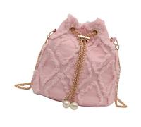 Haodream Beuteltasche mit Kordelzug für Damen und verstellbarer | Quasten Denims Umhängetasche für Damen mit Kordelzugverschluss, geräumige Schultertasche