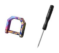 Haodream Legierungen Miniatur Schlüsselanhänger Clip mit abnehmbarem Werkzeug, präzise gefertigte, mehrfarbige Kompakttaschen für Reisen, unverzichtbarer Camping Karabiner