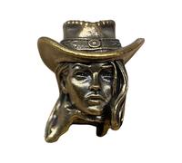 Haodream Paracord Schlüsselanhänger mit Retro Gravur, Cowgirls Motiv, Paracord Schlüsselanhänger für den täglichen Gebrauch, unverzichtbare, rostbeständige Camping Perlen