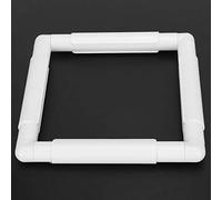 Haofy Quadratischer Stickrahmen, Bastelwerkzeug aus Kunststoff, Leicht, Einfach zu Verwenden für Kreuzstich und Nähen (Kunststoff 4)