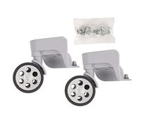 Haofy Rad, 2pcs Gepäckräder Ersatz 360 -Grad -Rotation Niedriger Rauschen Universelles Gepäck für Möbel, Babybetten, Schränke, Tische Grau