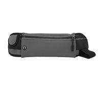 Haofy Sport-Gürteltasche, Wasserdicht, Ultradünn, Lauf-Hüfttasche für Fitness, mit Mehreren Taschen, Reflektierendes Design Zum Laufen, Radfahren, Wandern, Neopren-Material (Grey)