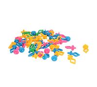 Haofy Spulenhalter, 100 Stück, Kompakter Spulenständer für Kleine Nähmaschine mit Silikon-Clips für Organisierte Aufbewahrung, Wohnmobil-Leben, Bastelraum, Täglicher Gebrauch