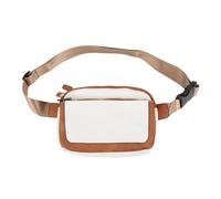 Haofy wasserdichte, Stilvolle Hüfttasche aus PU für Herren und Damen, Kompakte, Geräumige Gürteltasche für Freizeitausflüge (Brown)