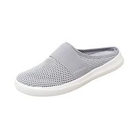 HAOLEI Atmungsaktive Damen Slip On Schuhe Aus Mesh In Großen Größen, Hausschuhe Lässige Modische, Lässige Sportschuhe, Schlappen Leichte Und Bequeme, Latschen Rutschfeste Und Langlebige