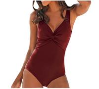 HAOLEI Damen Badeanzüge Sport Swimsuit Elegant Bademode Einteiliger Badeanzug Bauchweg Schwimmanzug Push Up Strandmode Modischer Sportlicher Einteiliger Badeanzug Mit Hoher Taille Sexy Bikini