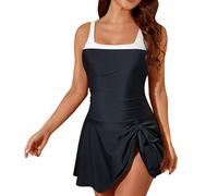 HAOLEI Damen Badeanzug Elegant Schick, Konservativer Einteiliger Badeanzüge, Sale Angebote Bademode Push Up, Sonderangebot Swimming Suits Sexy Modische, Günstig Schwimmanzug Bauchweg